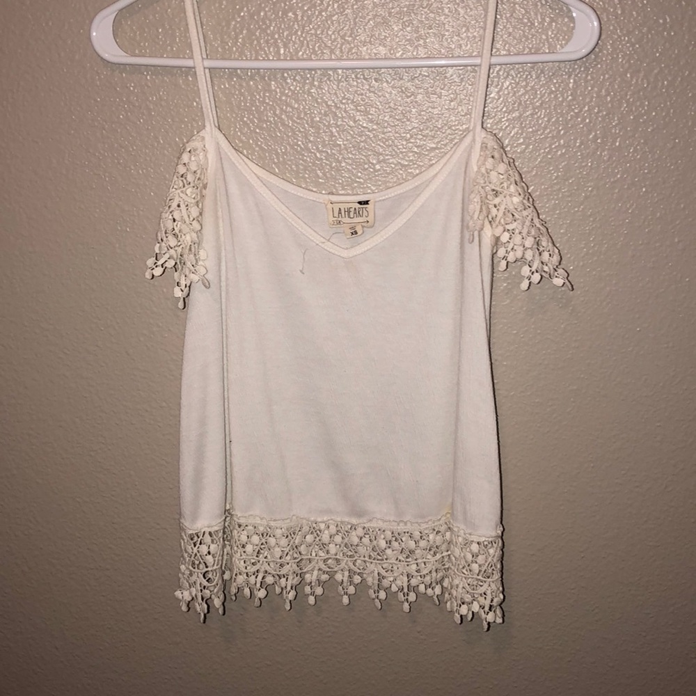 Pacsun off the shoulder tank top
